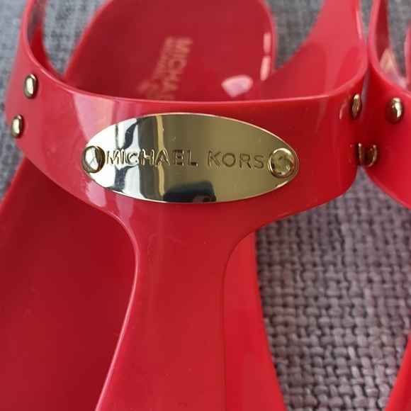Michael Kors Red Sandals - Picture 5 of 8